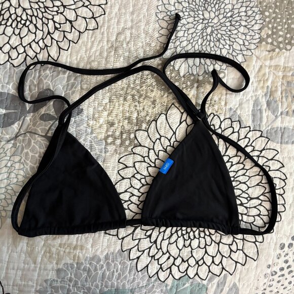 NWOT MAED bikini top - Black, Size M - Picture 1 of 4